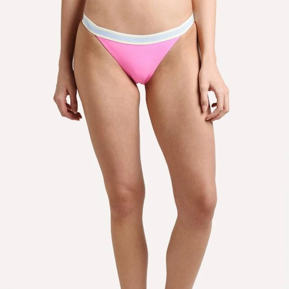 Dolce Vita Banded Bottom Pink Swim